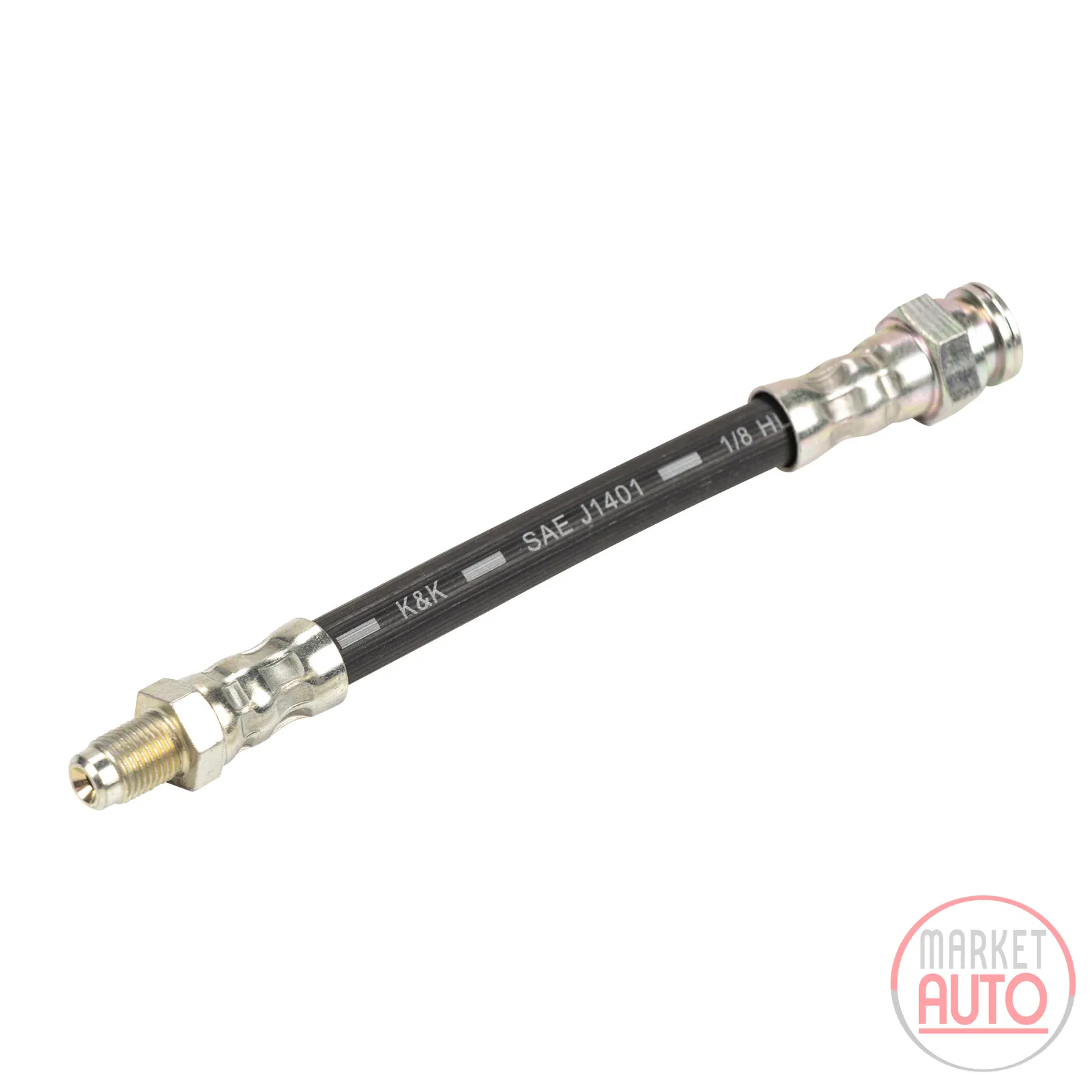 Brake hose rear L=165 mm 2X M10 X 1.00 mm thread