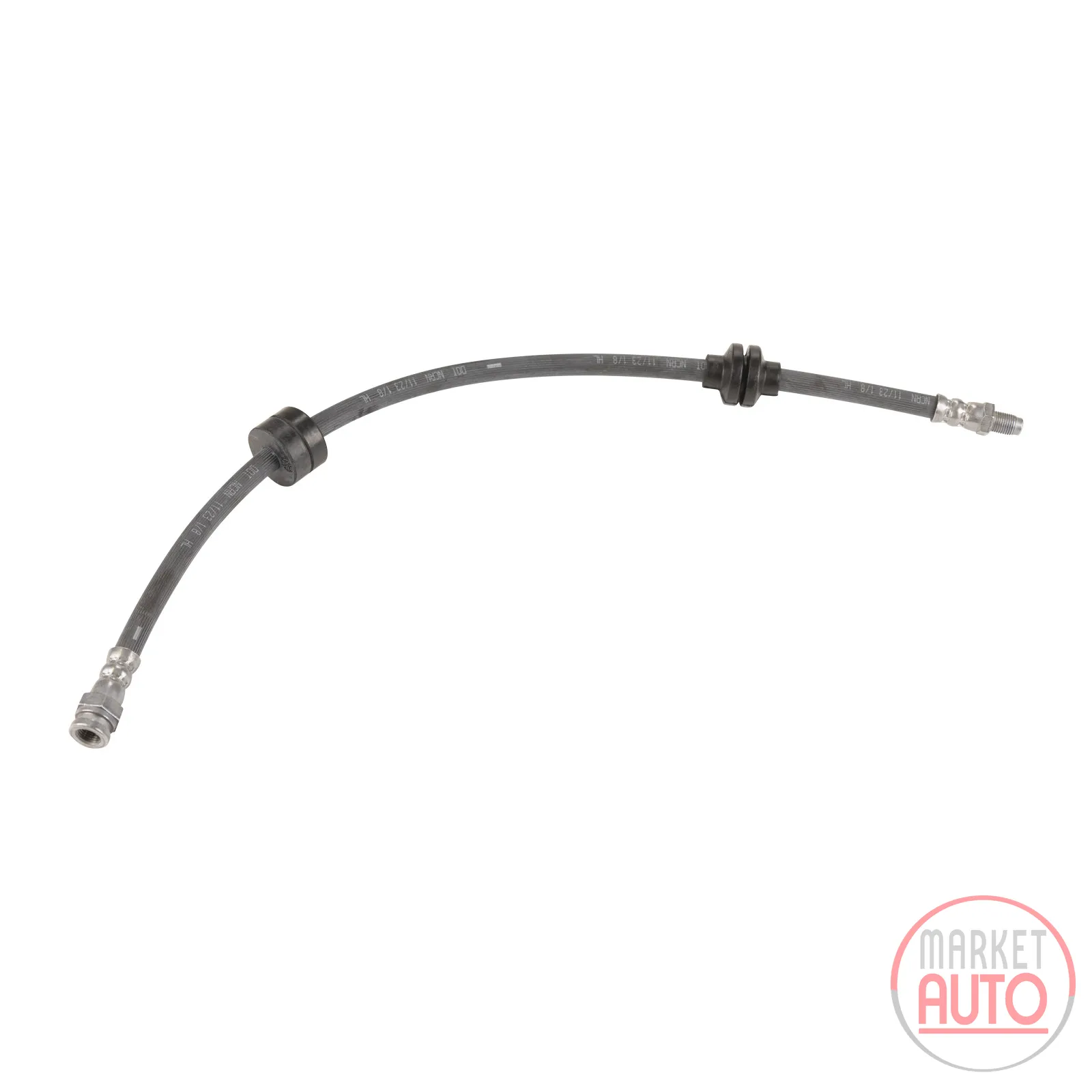 Brake hose front L=520 mm 2X M10 X 1.00 mm thread