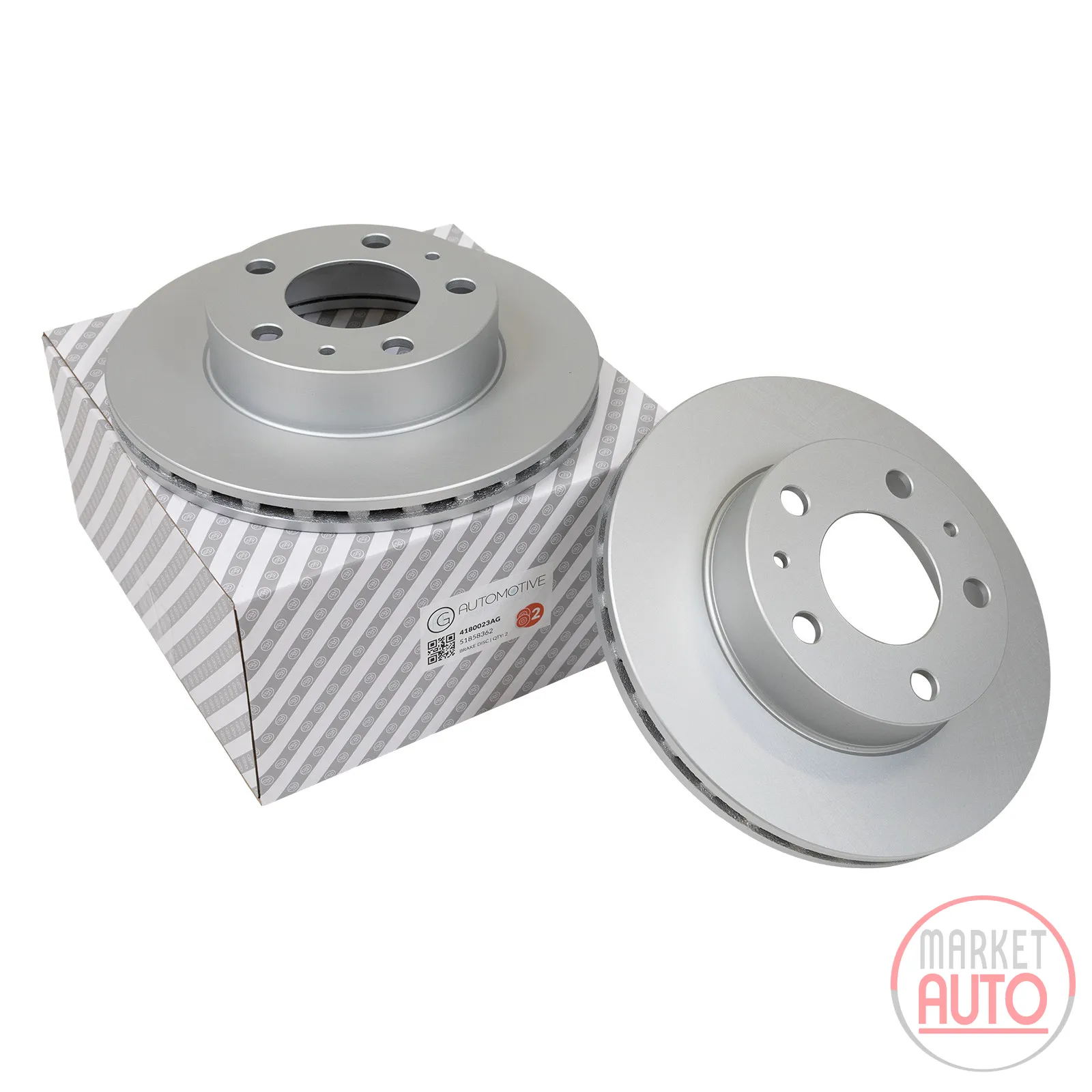 Front brake disc ventilated 16 inch tires