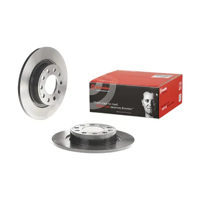 Rear brake disc fully coated 264 Brembo