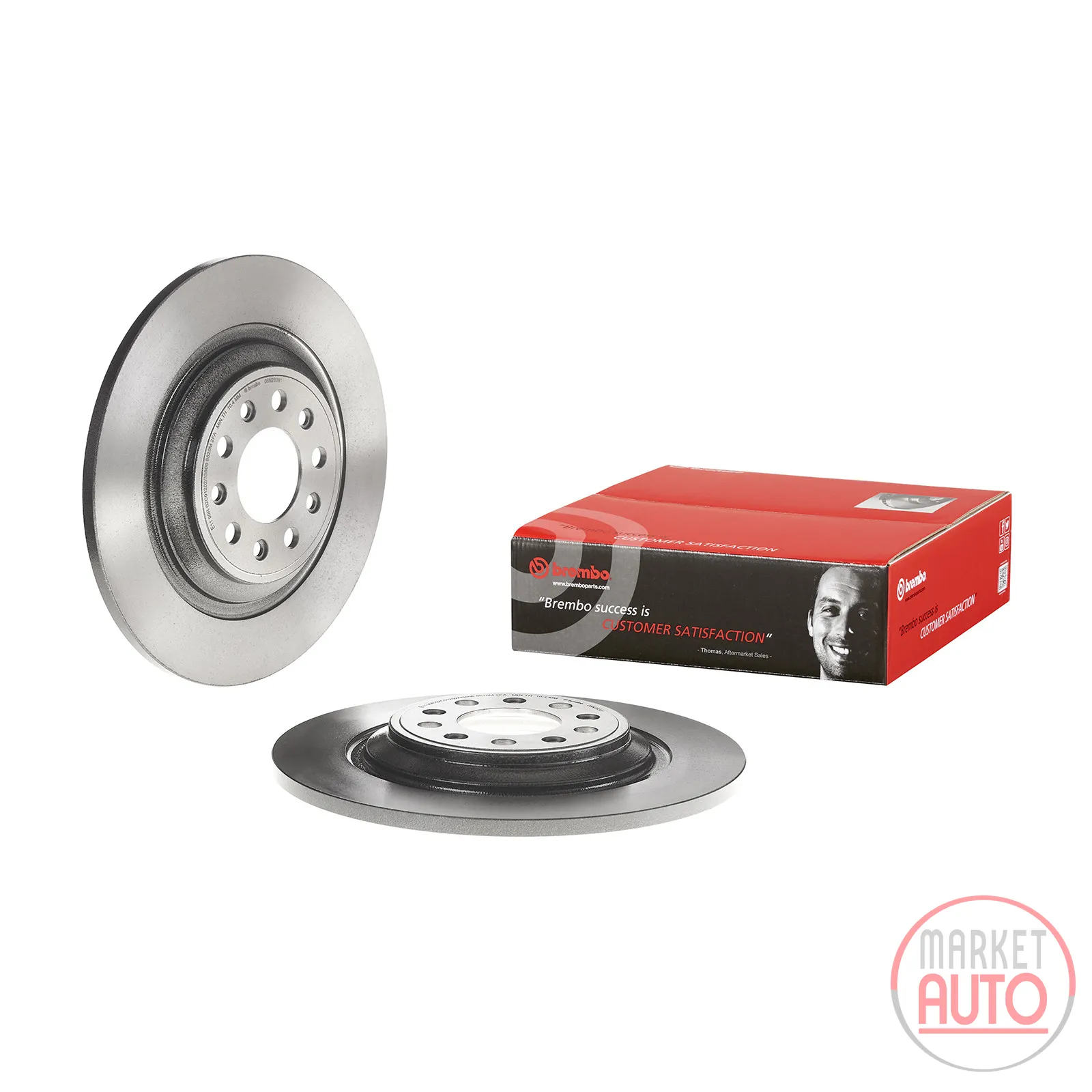 Rear brake disc coated 320 mm Brembo