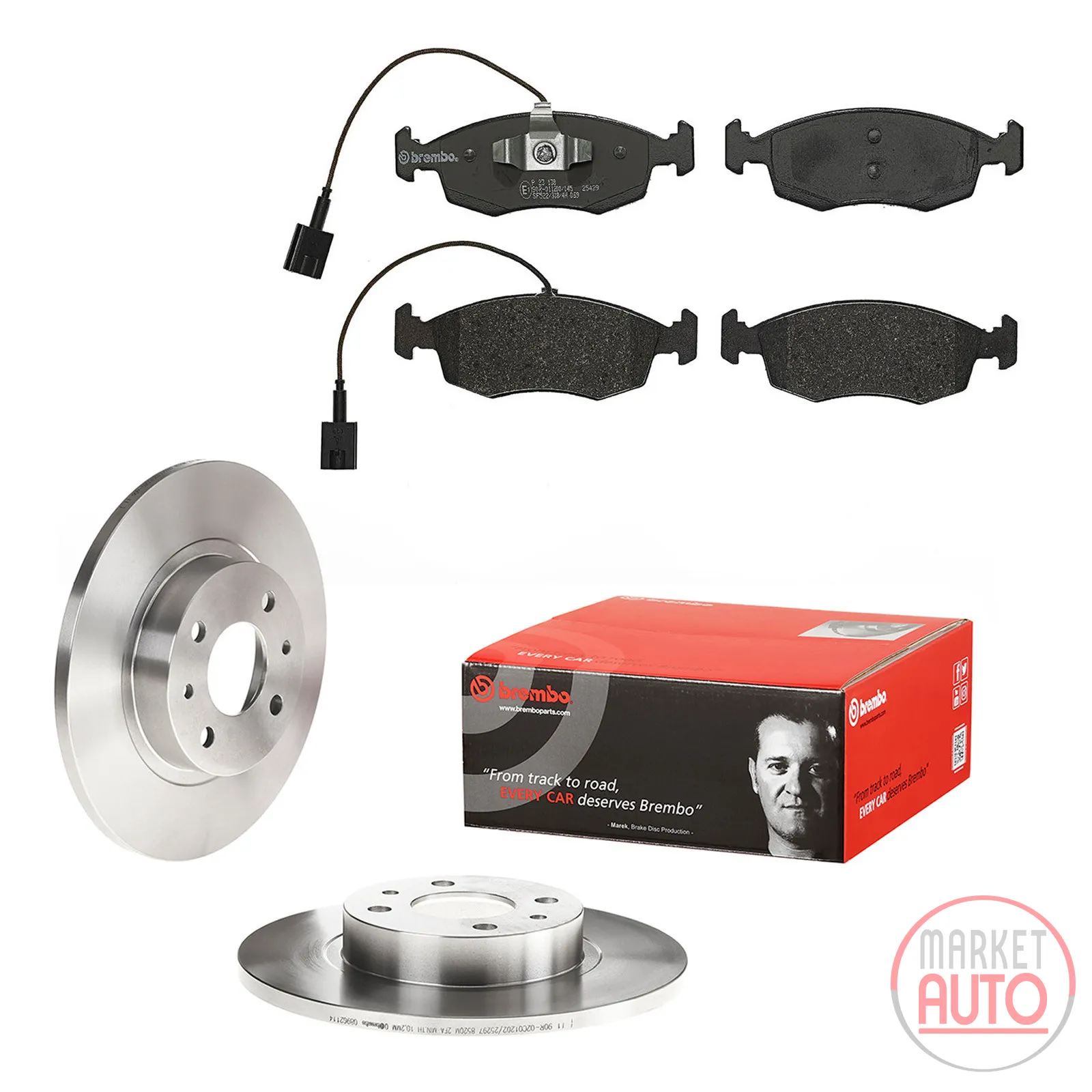 Front brake kit