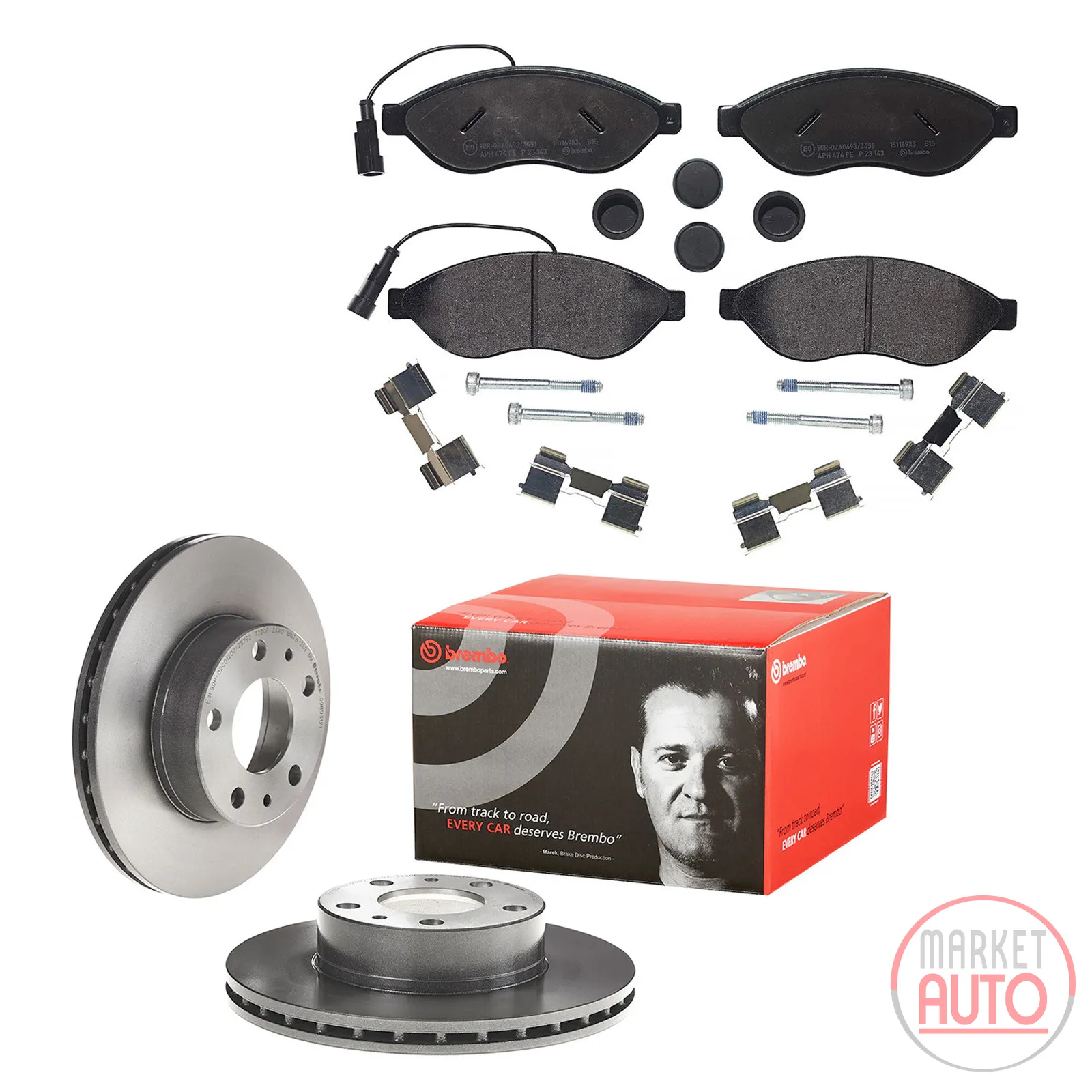 Front brake kit
