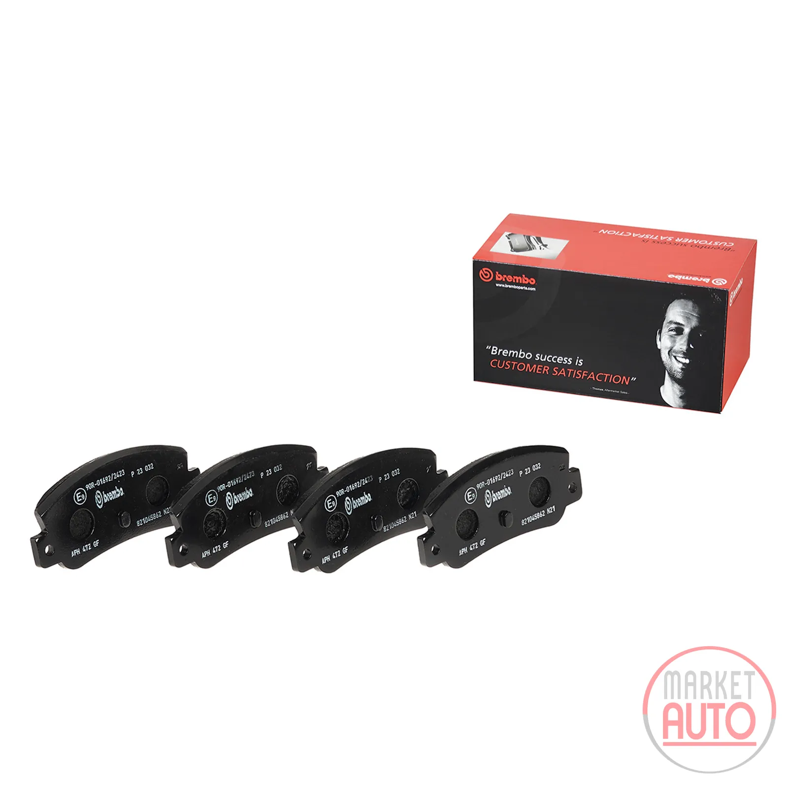Rear brake pads