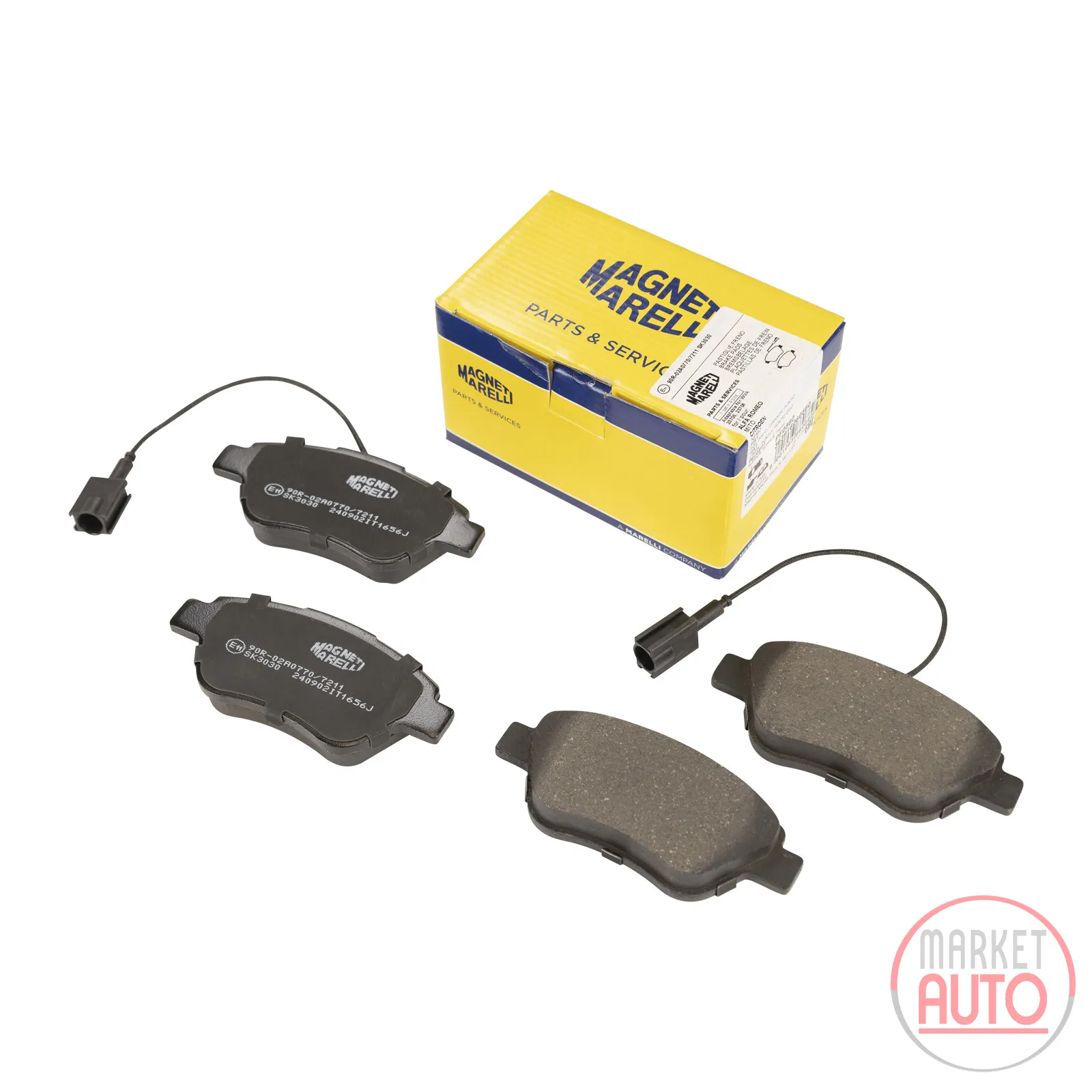Front brake pads Magneti Marelli