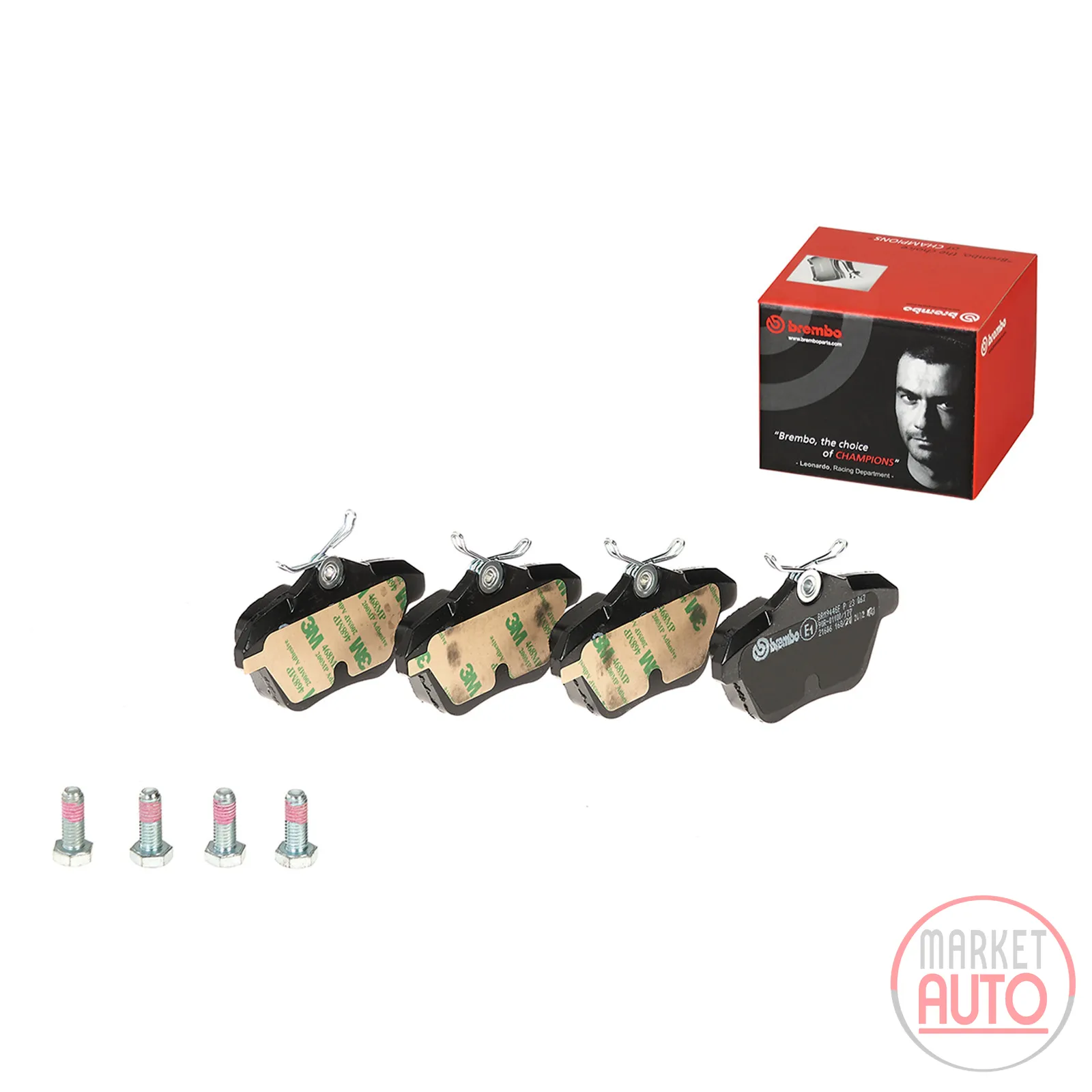 Rear brake pads