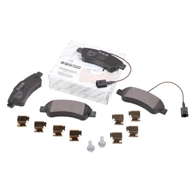 Brake pads rear original with 2 x warning contact cables (OE 77366679)