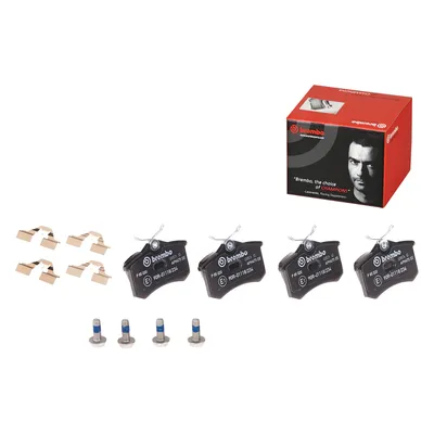 Rear brake pads (without warning contact) BREMBO