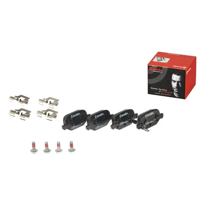 Rear brake pads Brembo with accessories