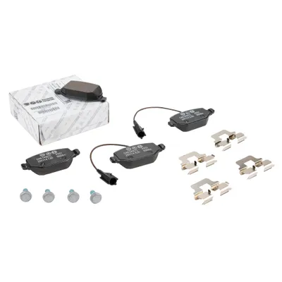 Rear brake pads 2 x warning contacts