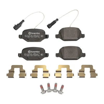 Rear brake pads Brembo with accessories