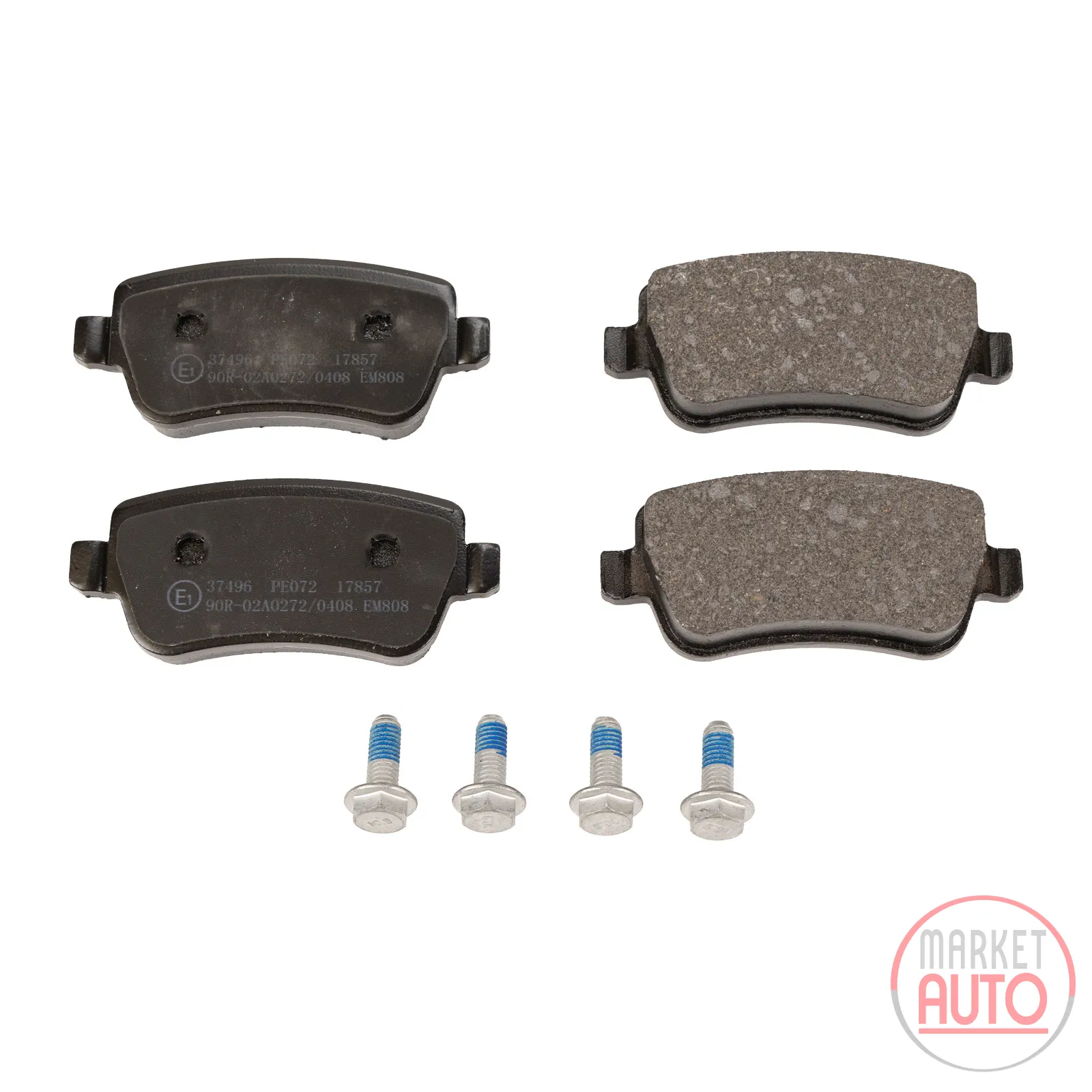 Rear brake pads