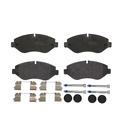 Front brake pads with accessories Brembo