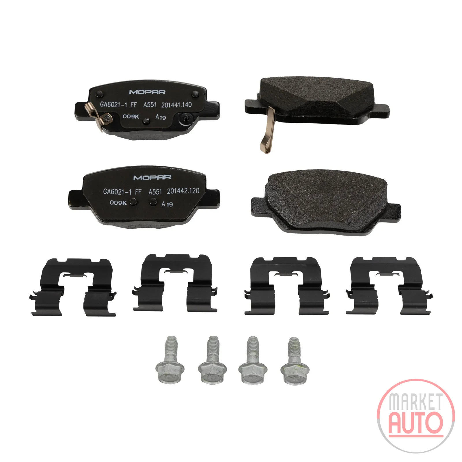 Brake pads rear Fiat Original