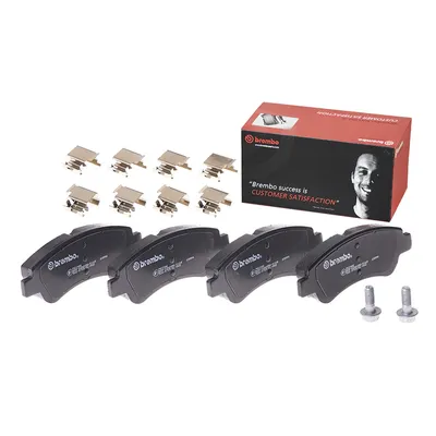 Front brake pads (without warning contact) BREMBO