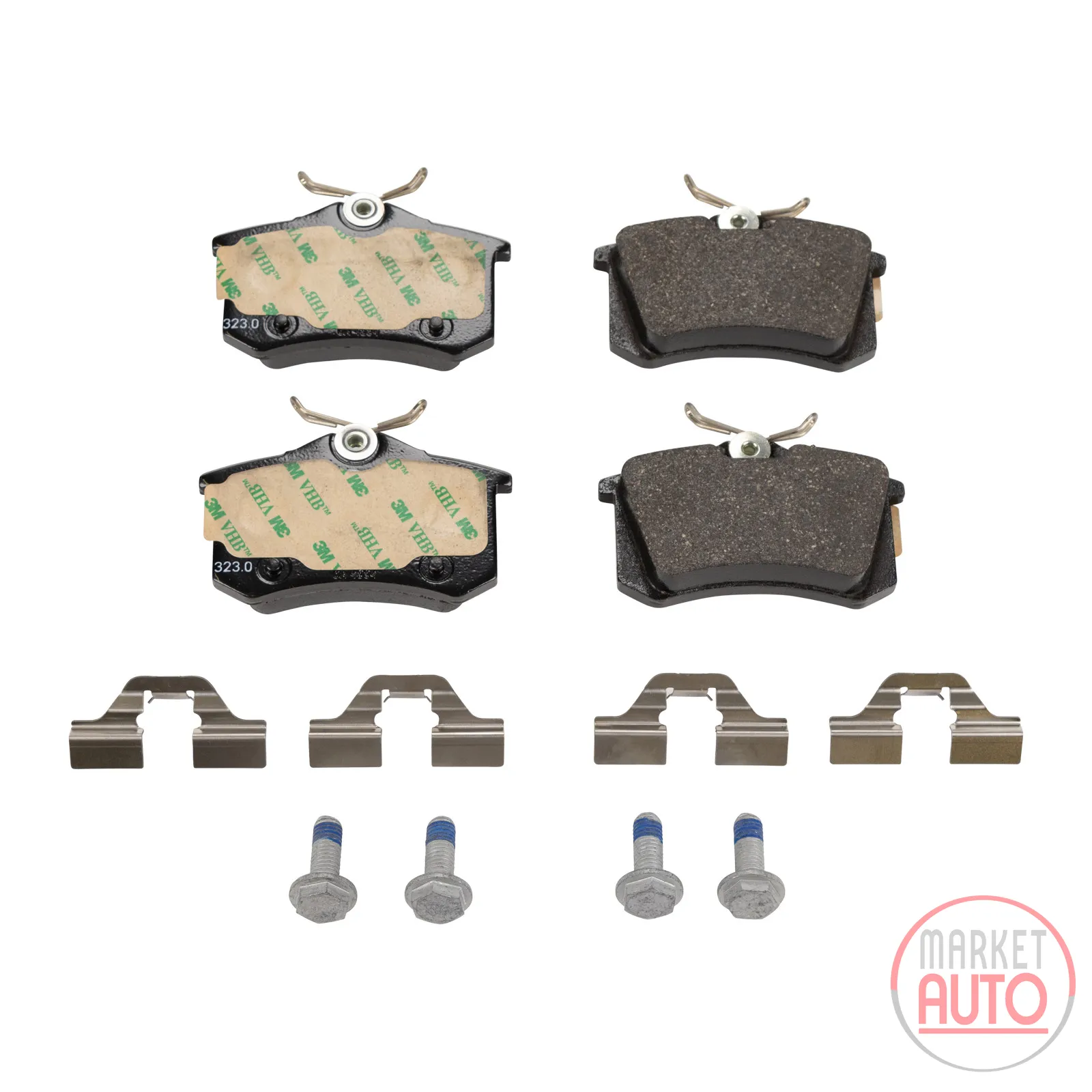 Brake pads rear original PSA (1631831780)