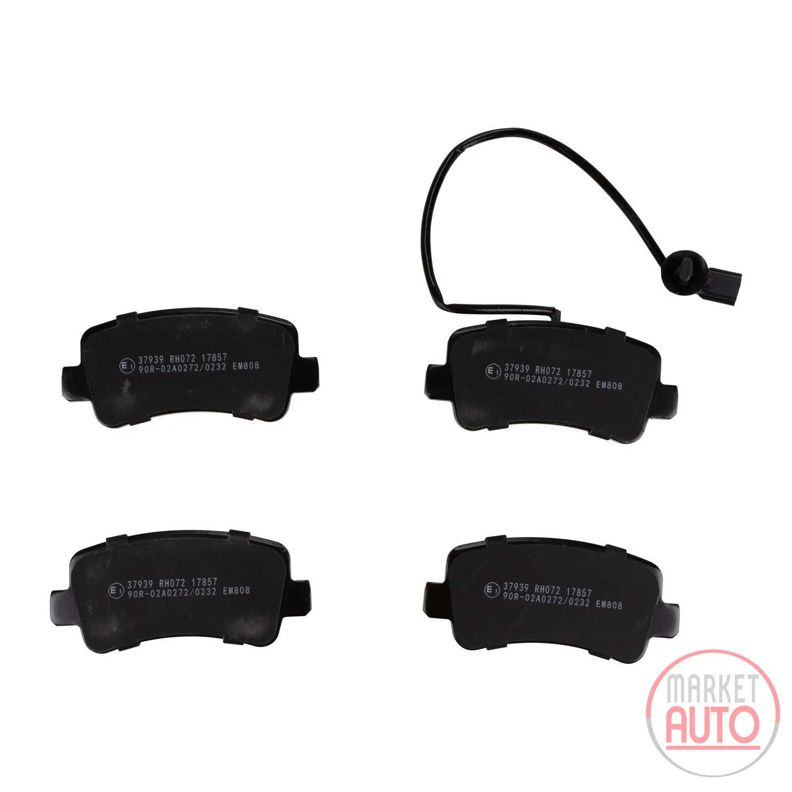 Rear brake pads