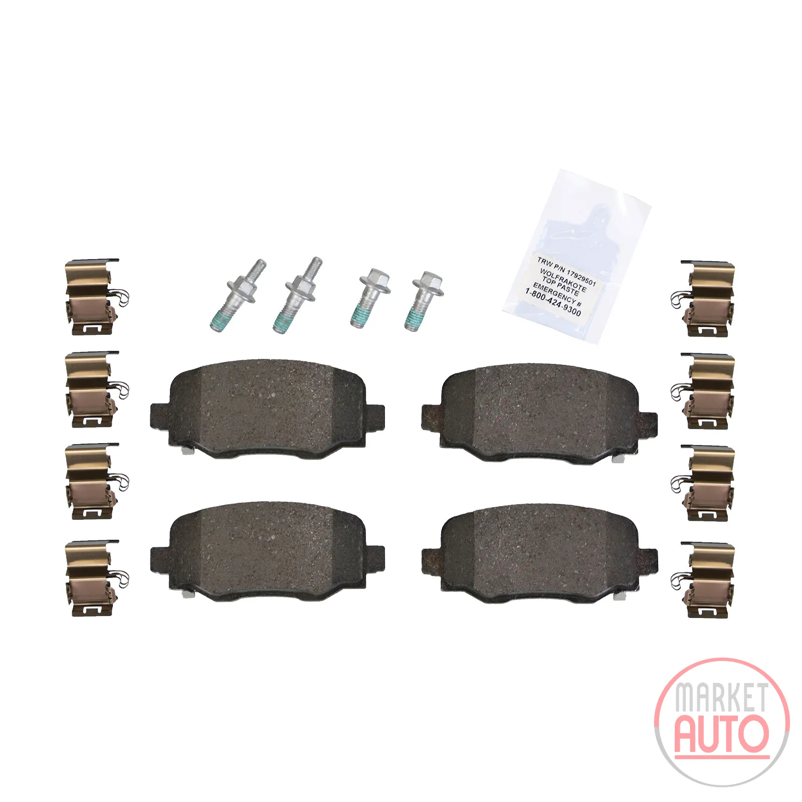 Brake pads rear original