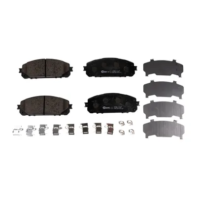 Front brake pads with accessories Brembo
