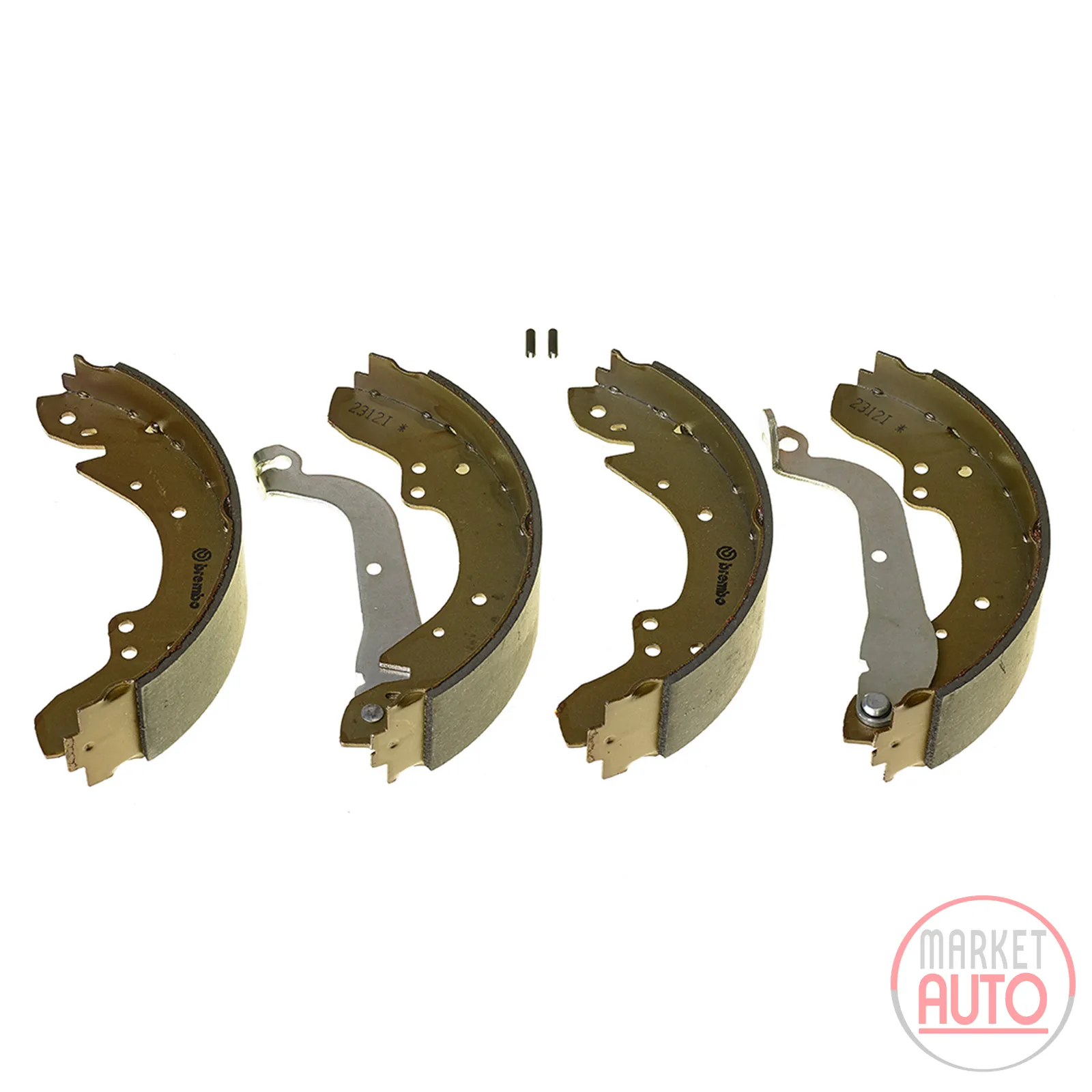 Brake shoe set Brembo (254 B=57mm)