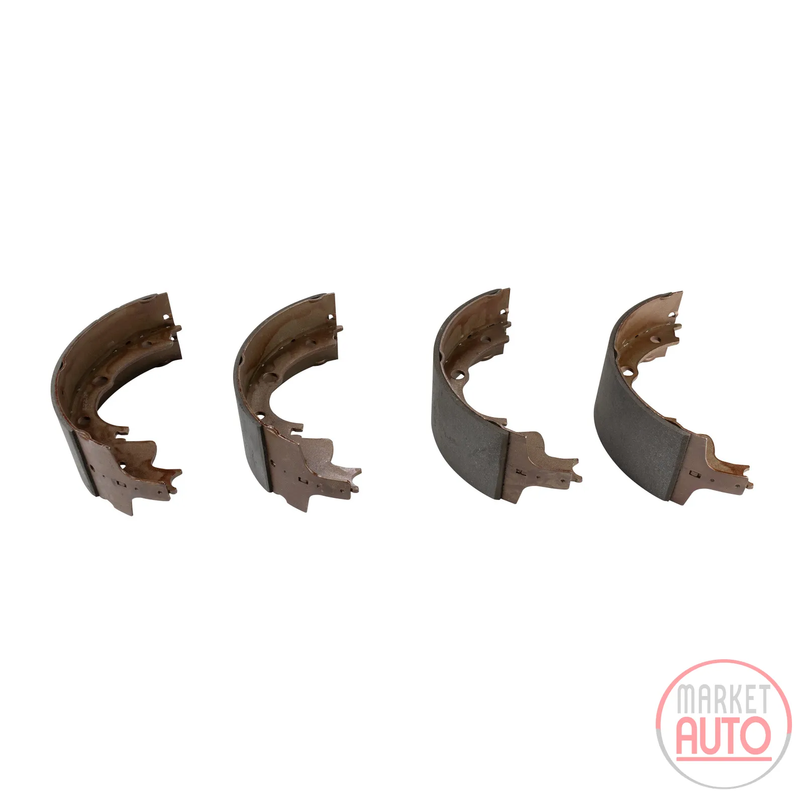 Brake shoe set rear drum brake