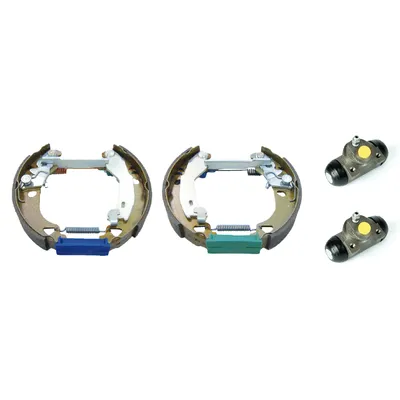 Rear brake shoe set (kit) pre-assembled Brembo