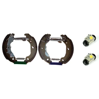 Rear brake shoe set (kit) pre-assembled Brembo