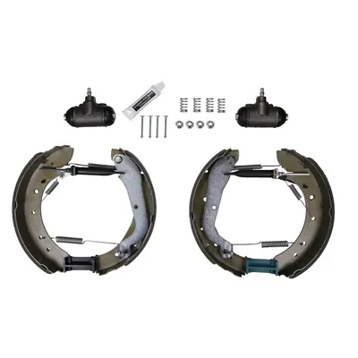 Rear brake shoe set (kit) large brake