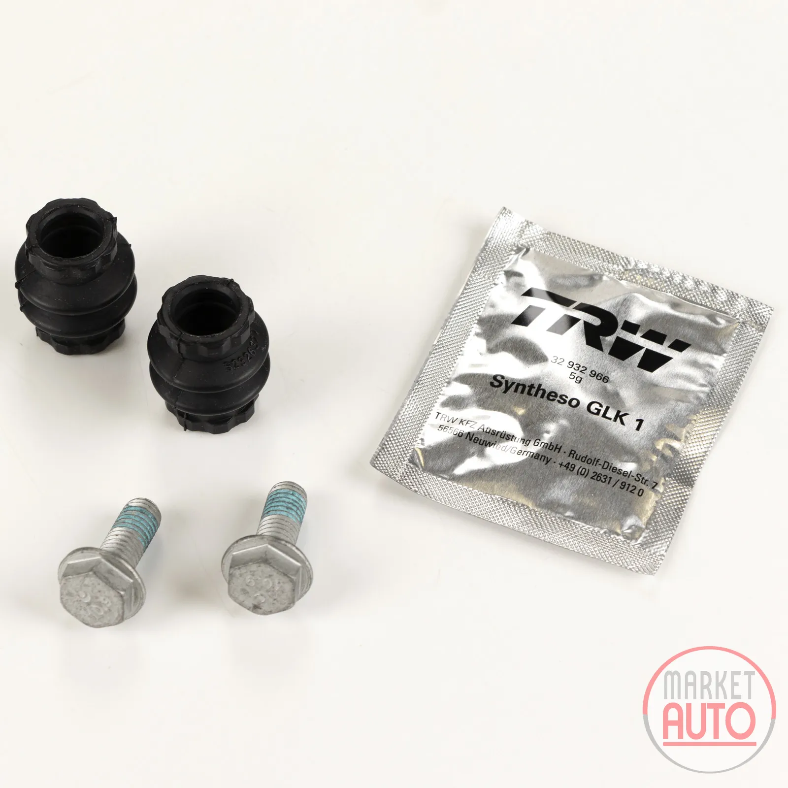 Repair kit guide sleeves for brake calliper