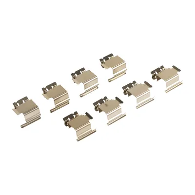 8X clamp for brake pads front + rear