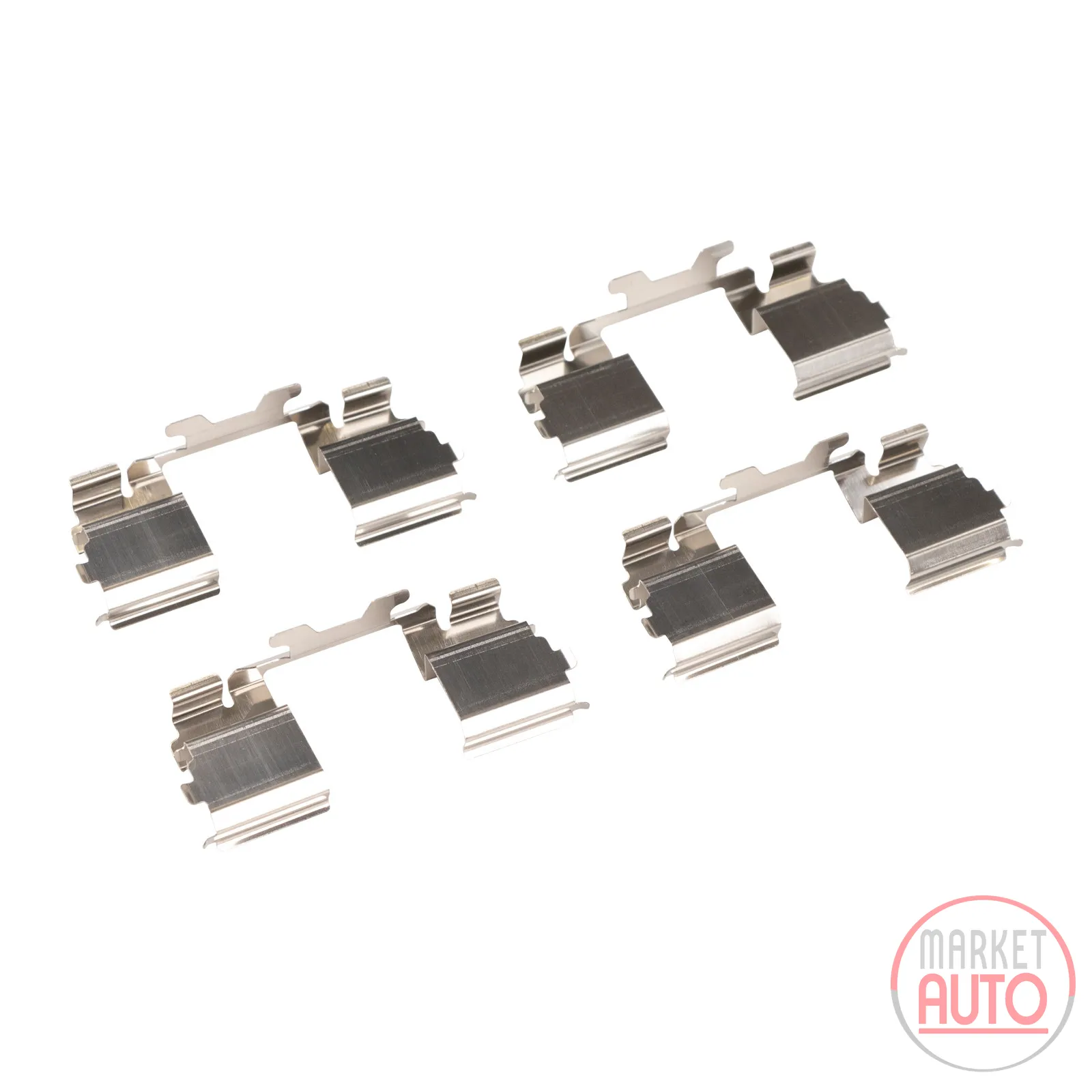 Clamps for brake pads front 4 pieces