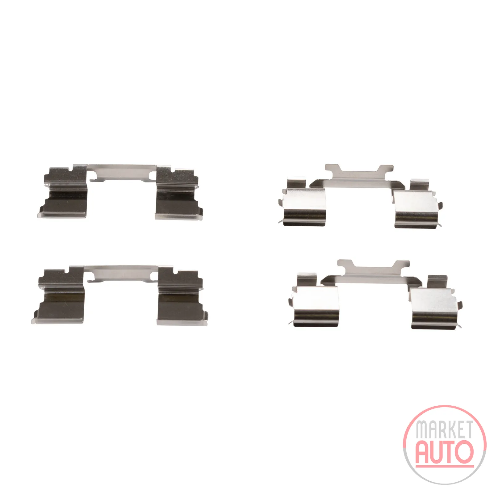 Clamps for brake pads front 4 pieces
