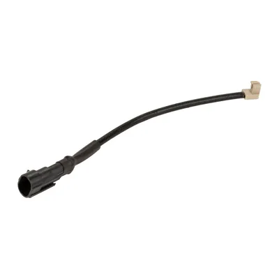 Warning cable contact brake pad wear