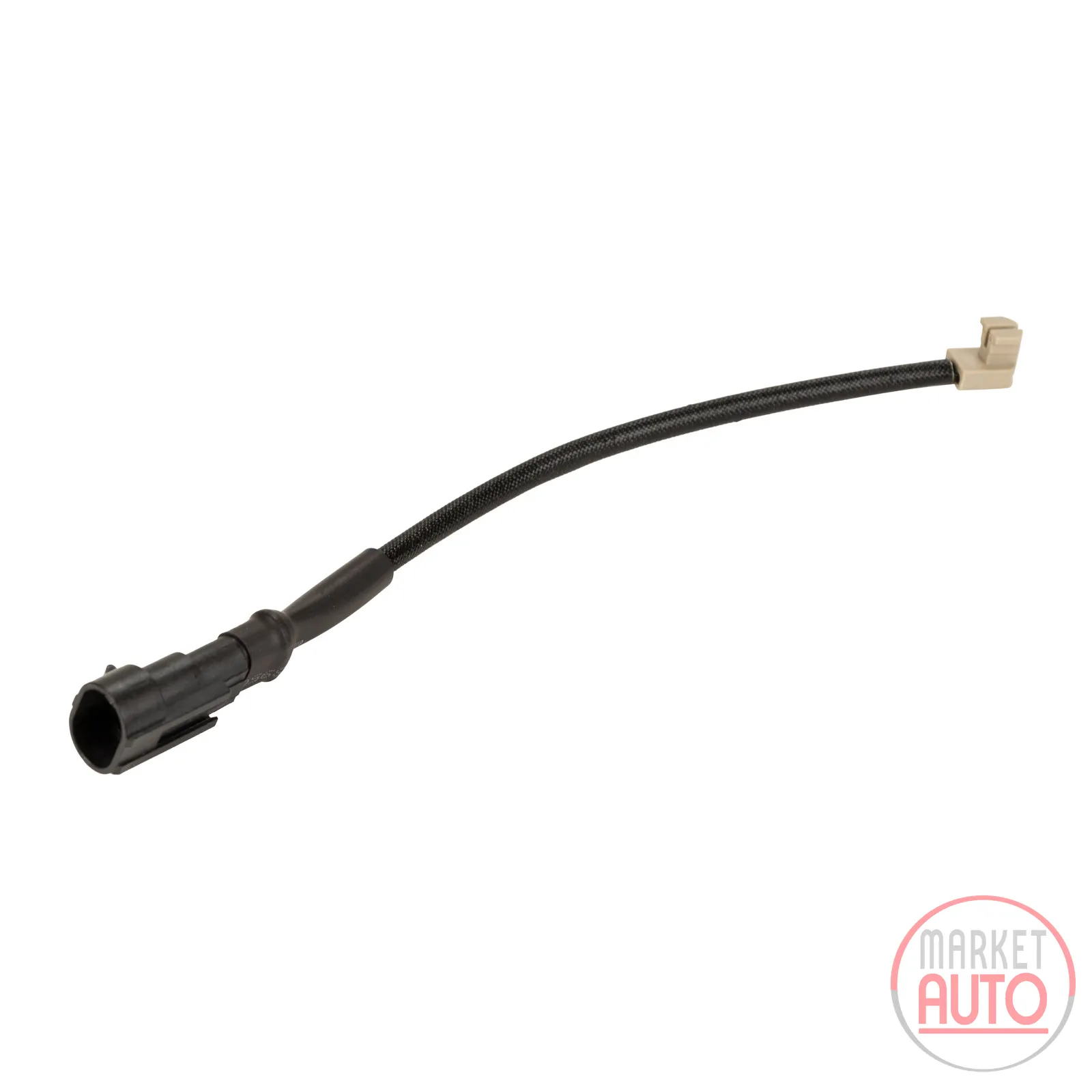 Warning cable contact brake pad wear