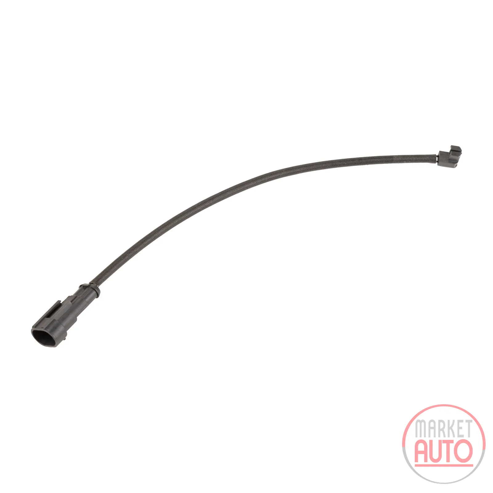 Warning cable contact brake pad wear