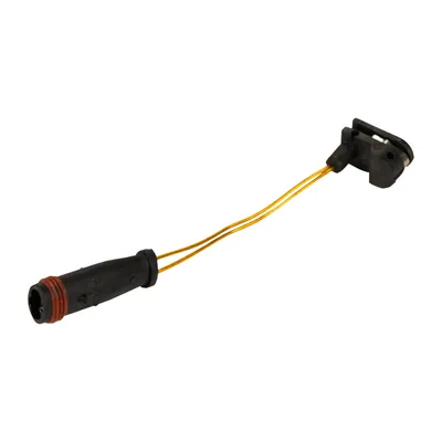 Warning cable contact brake pad wear