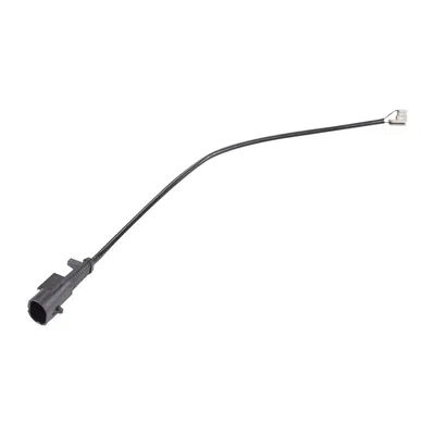 Warning cable contact brake pad wear