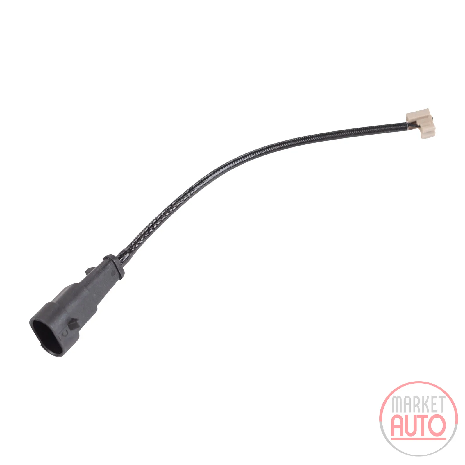 Warning cable contact brake pad wear