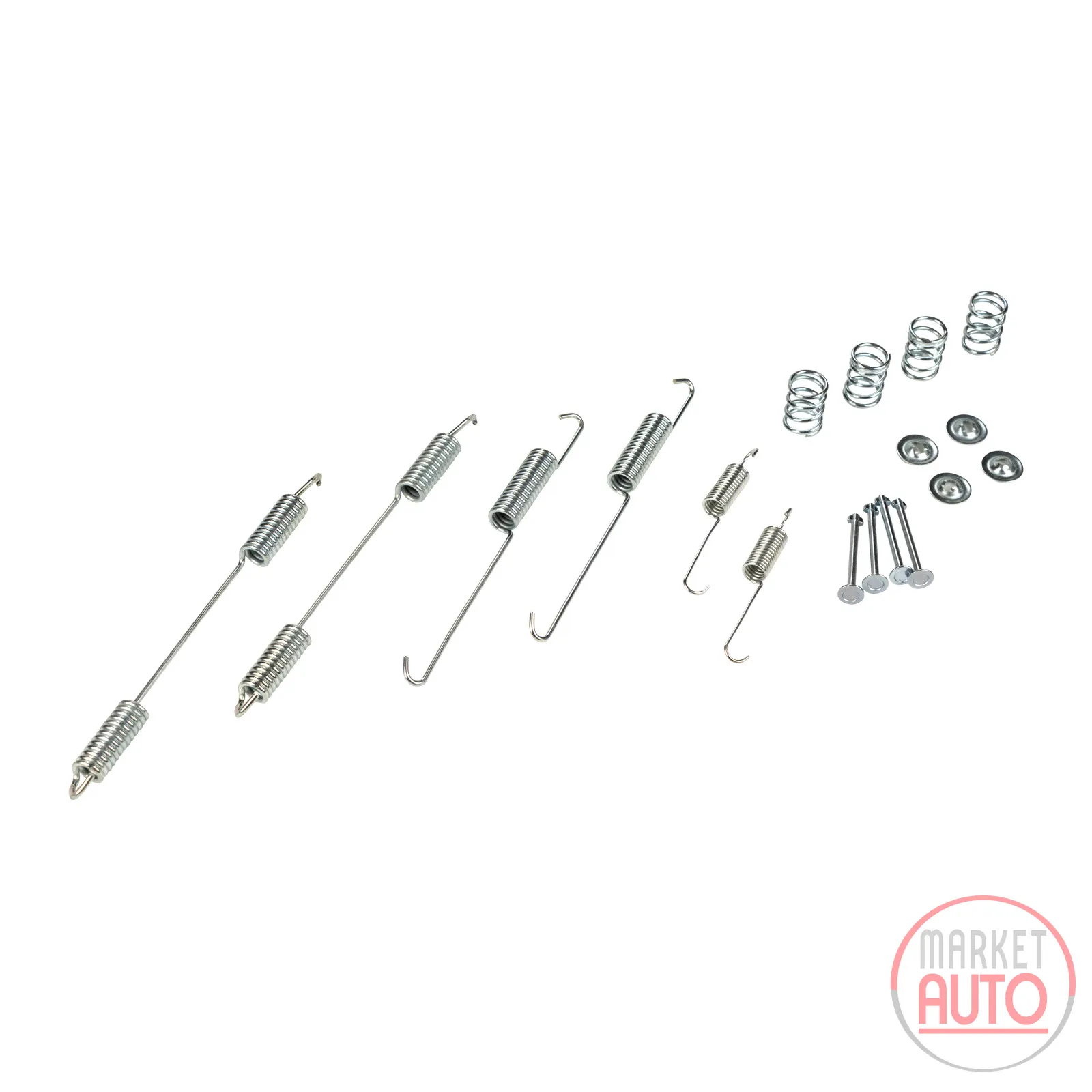 Brake shoe retaining spring set