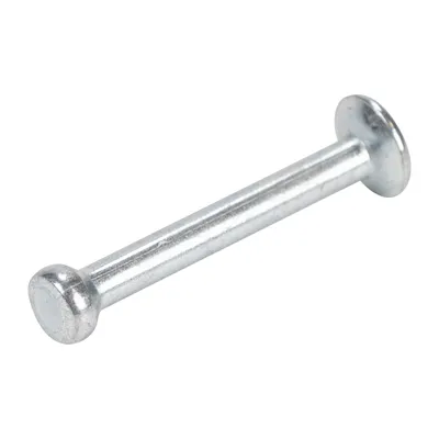 Pin for spring set for drum brake