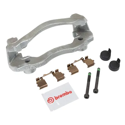 Bracket set for the front brake caliper