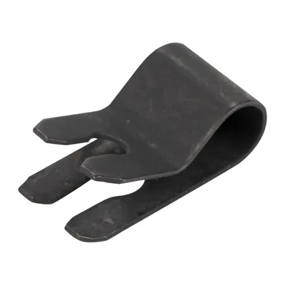 Clamping piece for pin brake shoe fastening