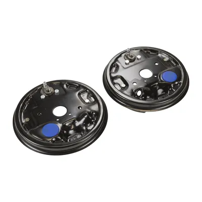 Brake kit pre-assembled on anchor plates left/right