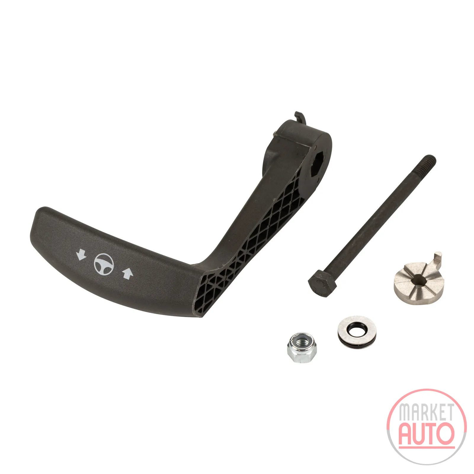 Lever electronic steering shaft