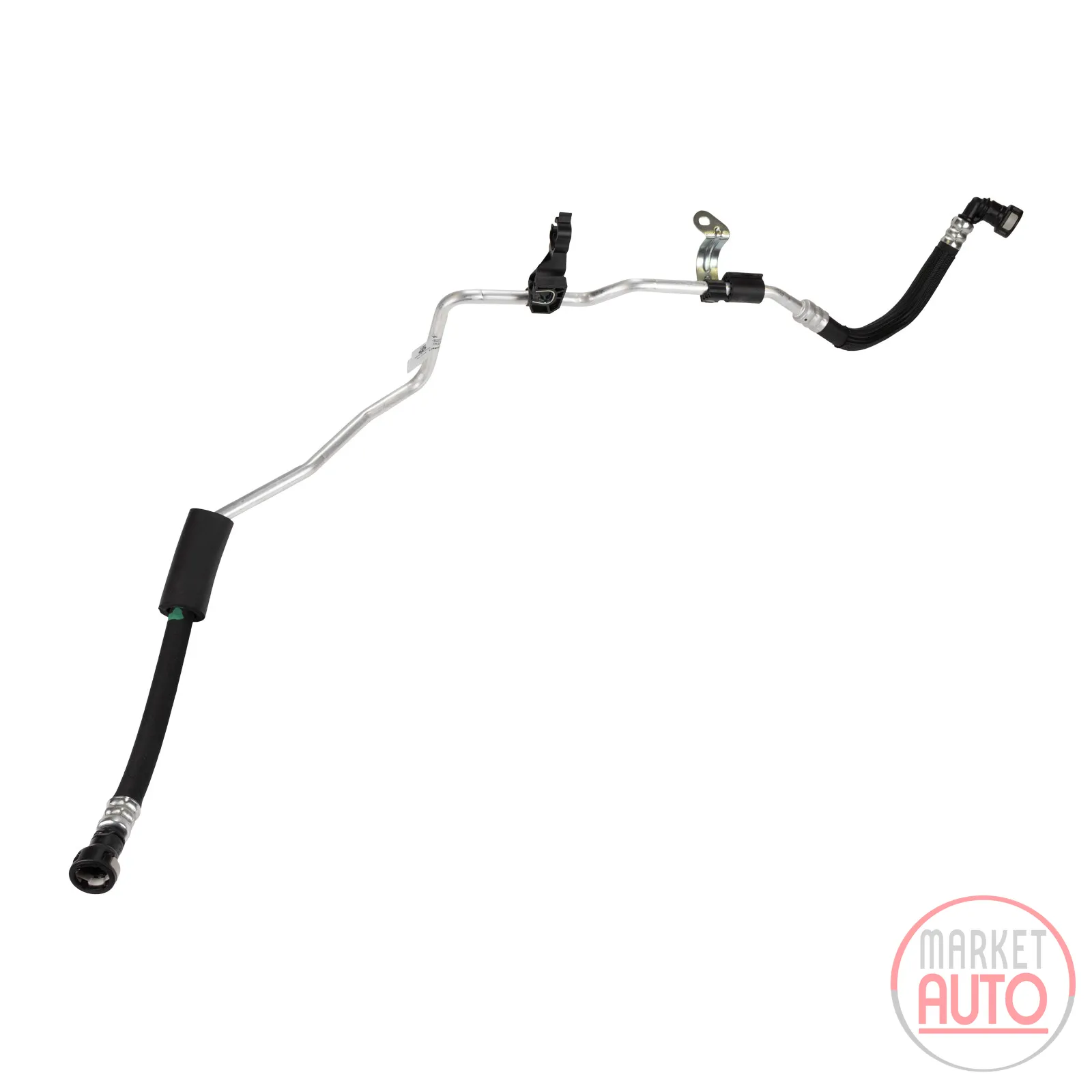 Power steering hose from power steering reservoir