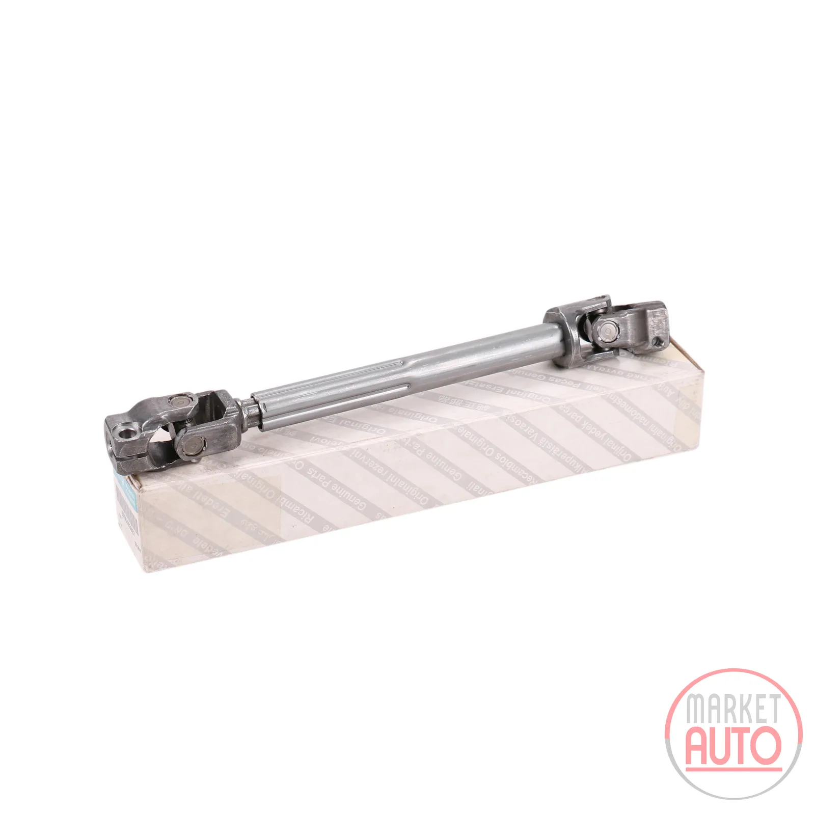 Cardan shaft steering column bottom with servo