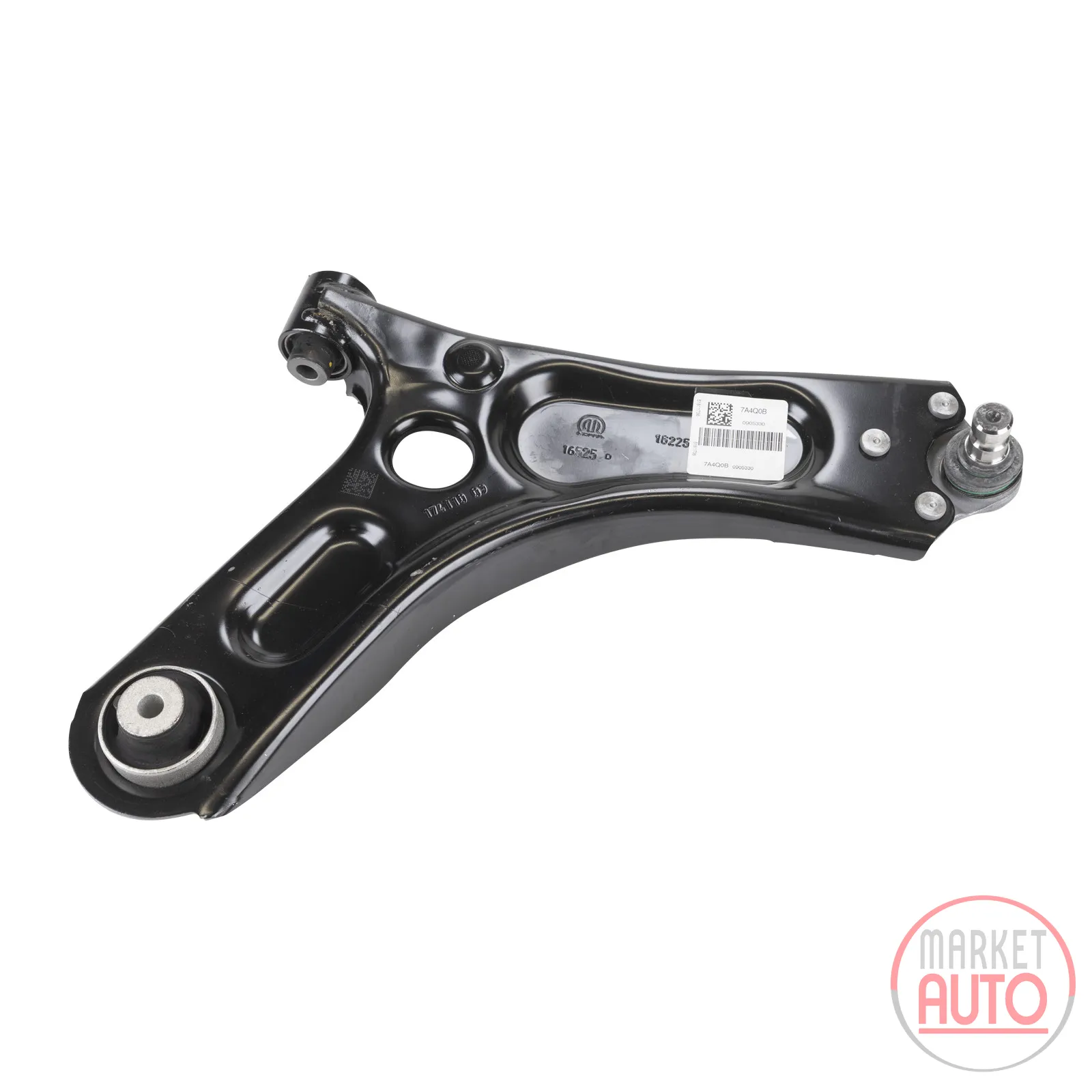 right triangular control arm