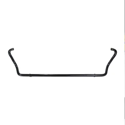 Stabilizer torsion bar spring without rubber bushings