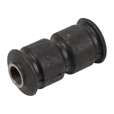 Silent rubber in leaf spring rear