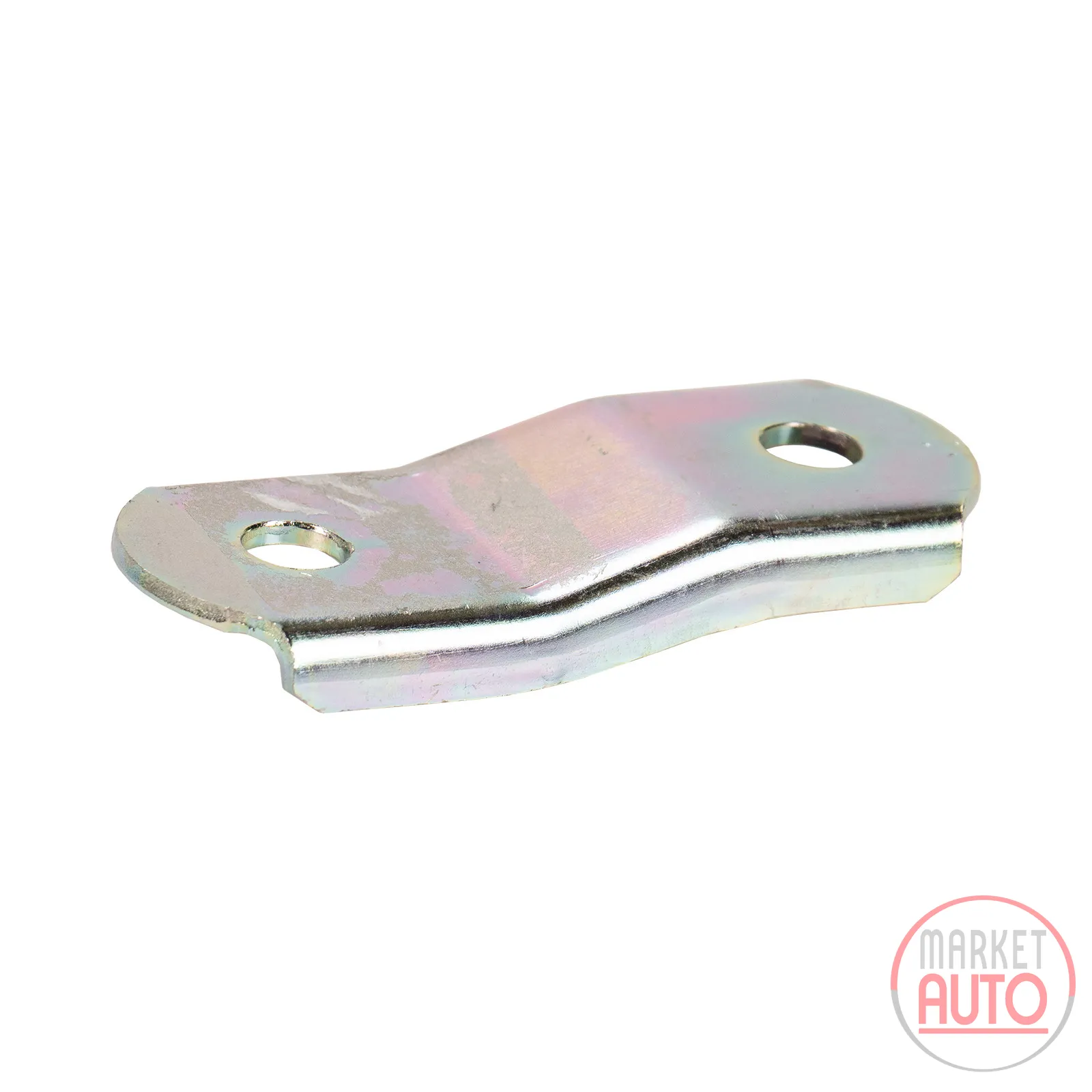 Connecting plate leaf spring